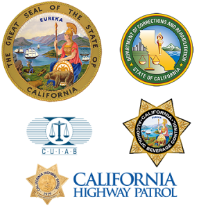 State of California Seal with other California state agencies